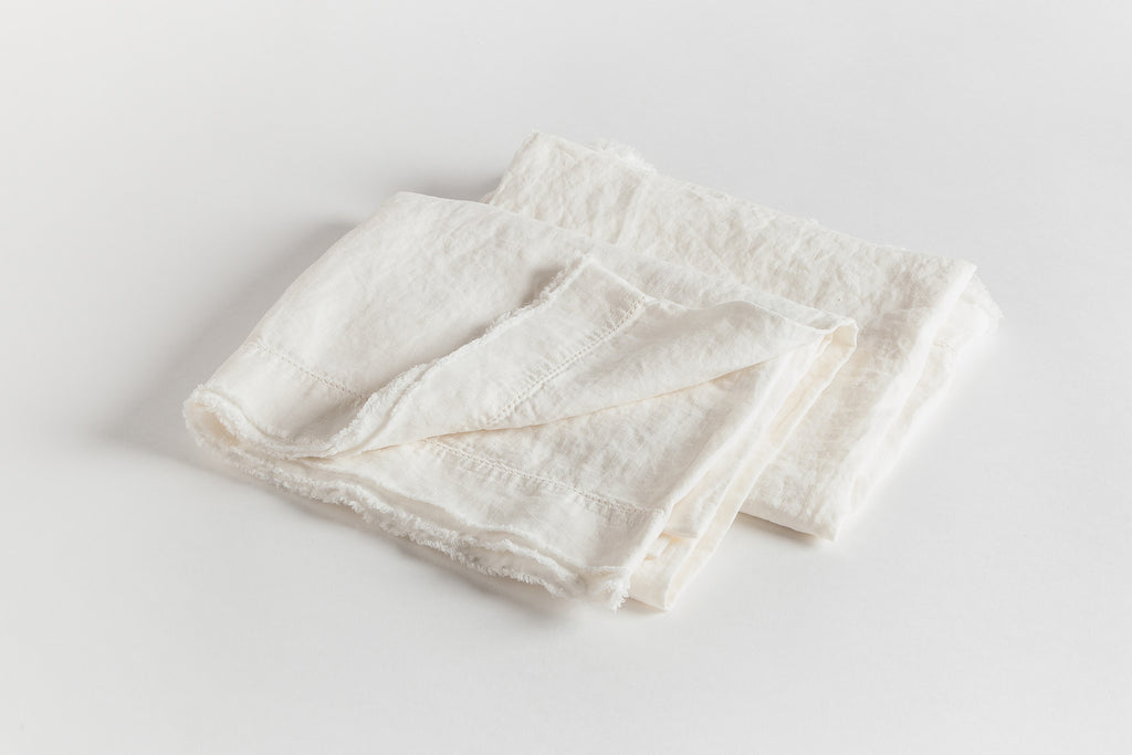 Soft Washed Cream Pillowcase