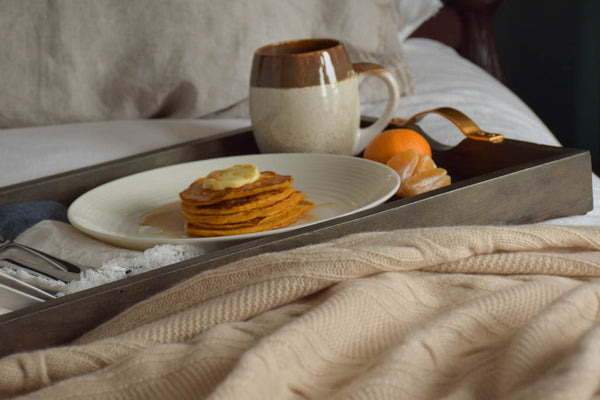 breakfast in bed linen cashmere