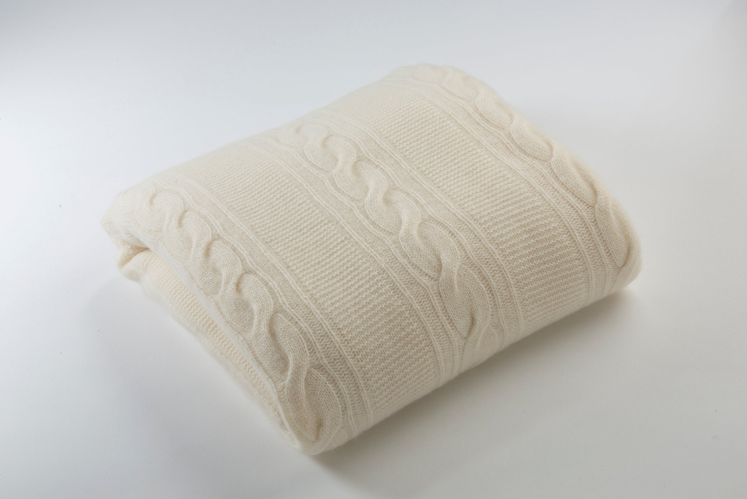 Cream cashmere throw sales